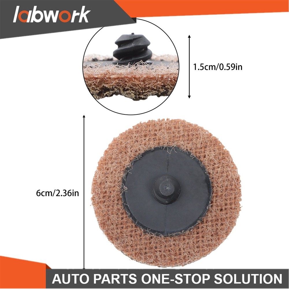 Labwork 25 Pcs 2 Inch Surface Conditioning Quick Change Sanding Discs