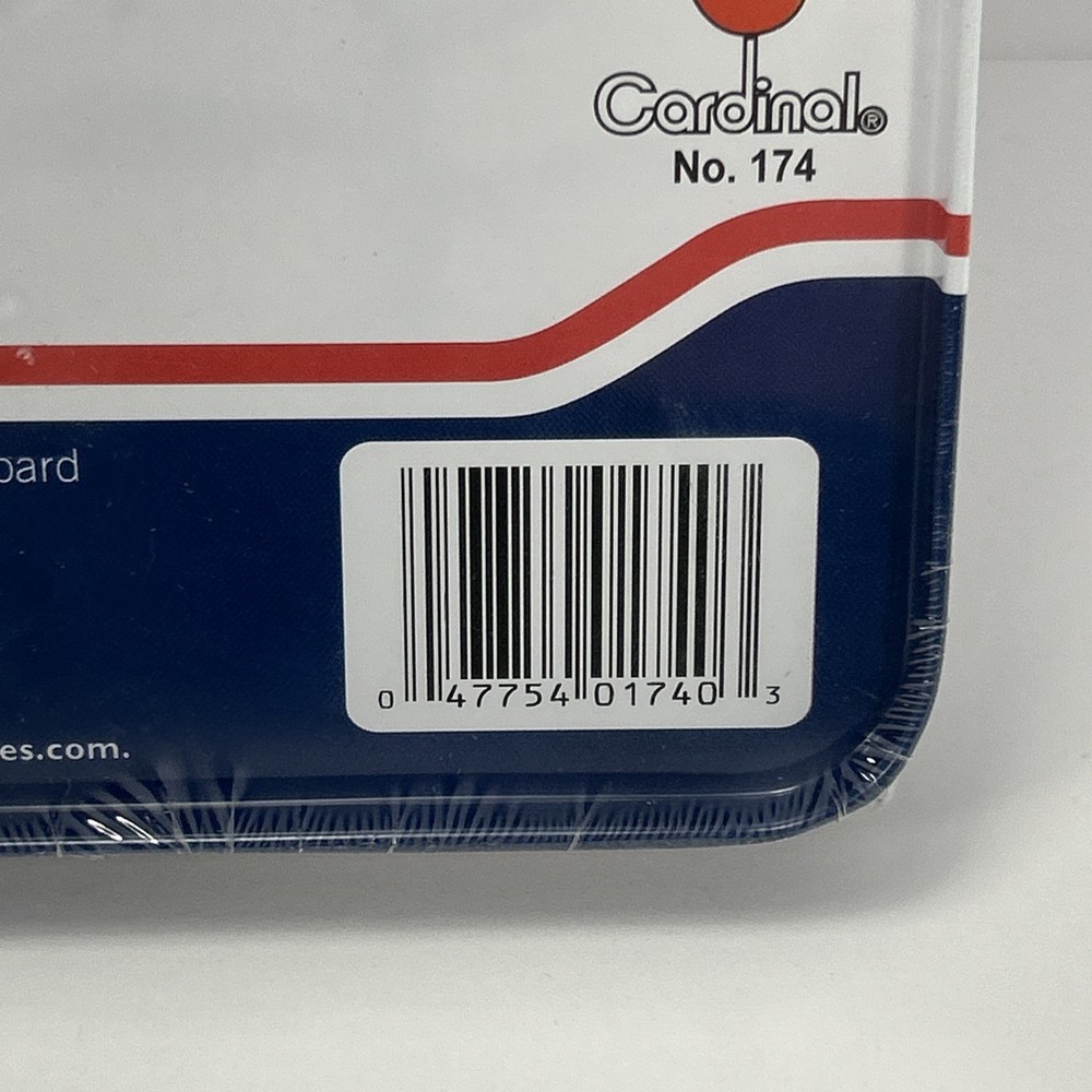 Vintage 2003 Cardinal 12x12" Checkers Tin [Sealed]