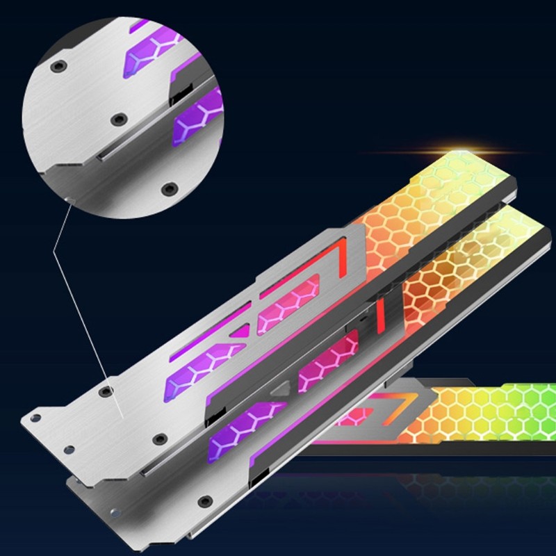 VC3 3 Pin ARGBAutomatic Color-changing Graphics Card Bracket GPU Support Frame