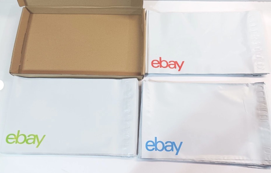 100 EBAY Advertising 6.25" x 8.5" Polyjacket Polymailer Shipping ENVELOPES NEW