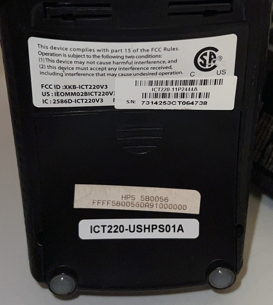 Ingenico iCT 220 Credit Card Reader - Tested