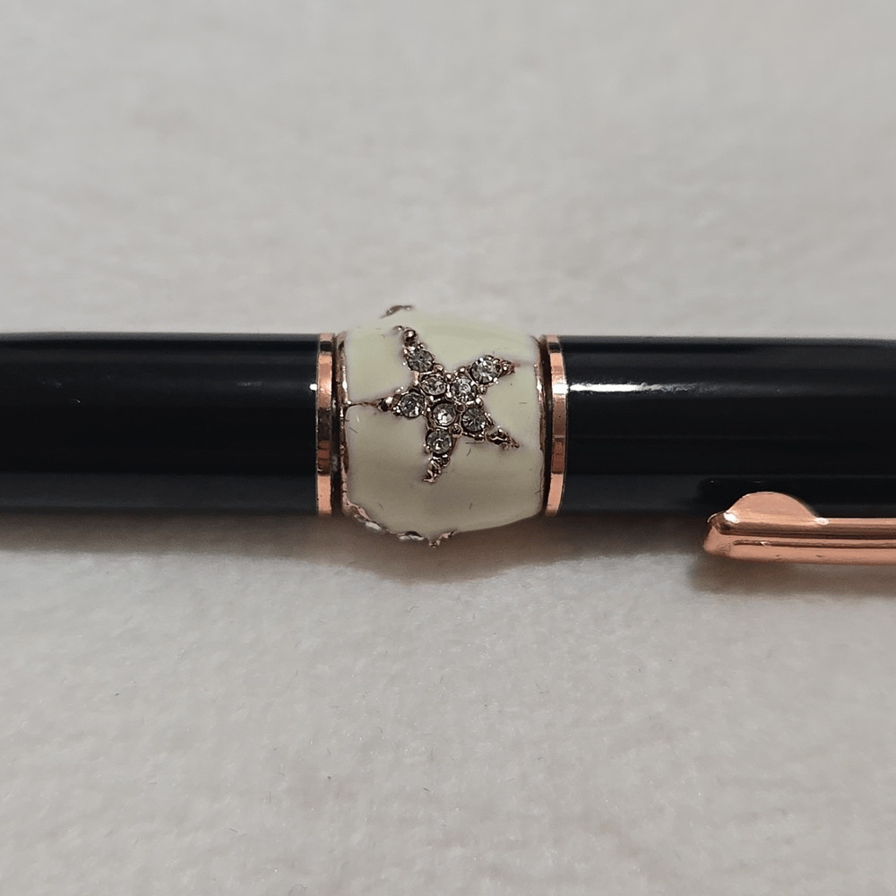 Bella Perlina Black Ink Pen