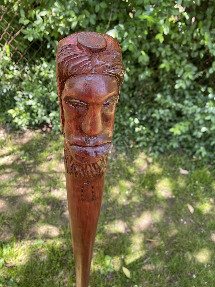 Baculo De Eggun Dos Caras (two Face) Cedar Wood 4,5 Pies
