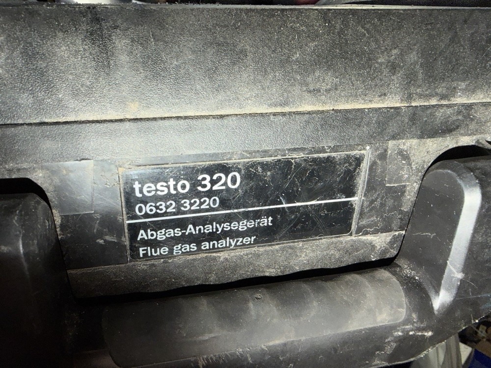 TESTO 320 FLUE GAS ANALYZER KIT COMPLETE WITH PRINTER