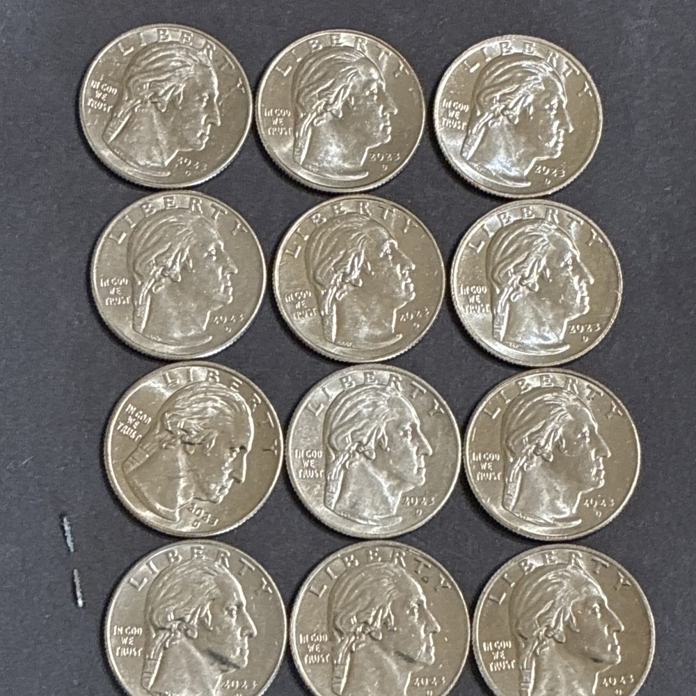 Edith kanaka’Ole quarter error D, Cod Instead of God, set of 12