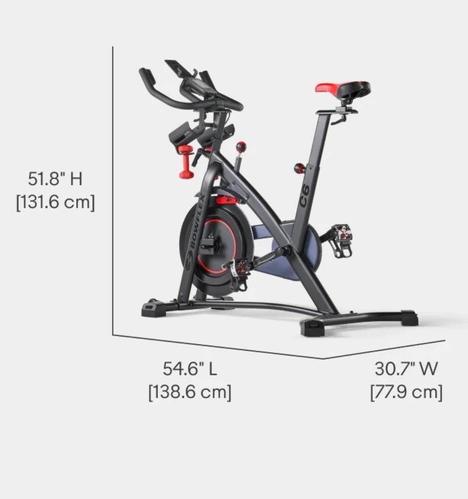 Bowflex C6 Indoor Exercise Bike - Adjustable & Smooth Ride