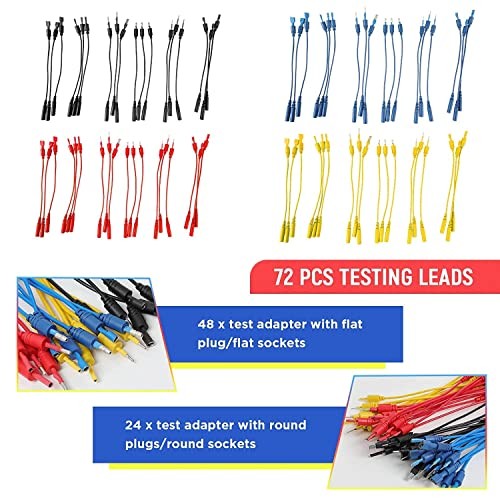Automotive Circuit Test Leads Kit 92 Pieces, Multimeter Multi Function