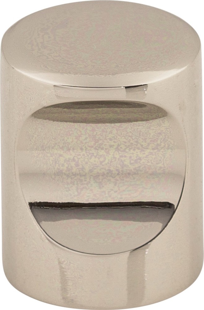 Top Knobs M1600 Indent Knob 3/4" Polished Nickel