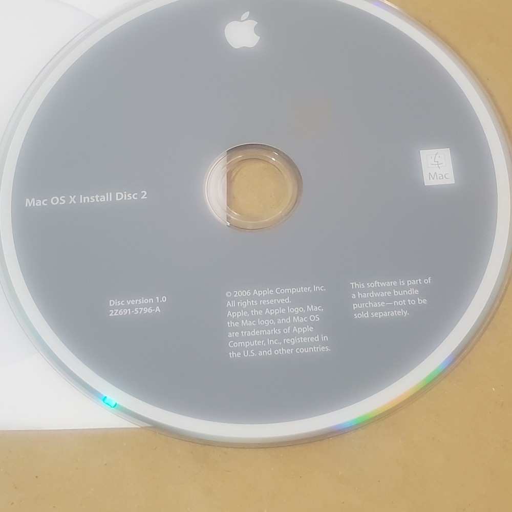 Mac OS X 10.4.6 Grey Discs for MacBook Pro - Multilingual