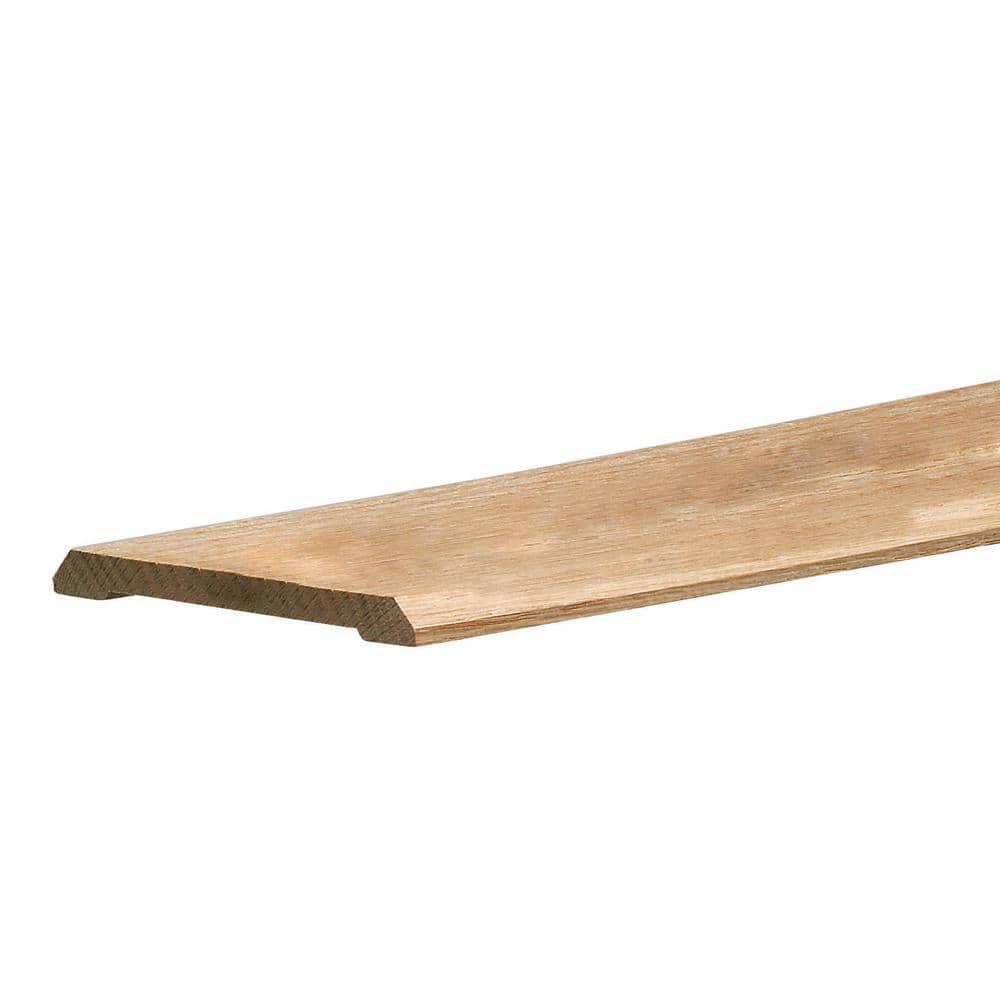 3 ft. Interior Door Threshold, Solid Oak 5" W x 1/2" D, Flat Top, Low Profile