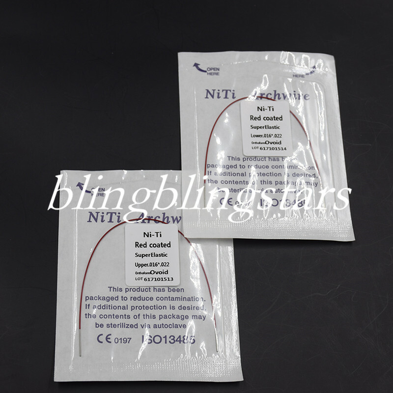 Dental Orthodontic Niti Color Rectangular Arch Wire Supper Elastic Teeth Wire
