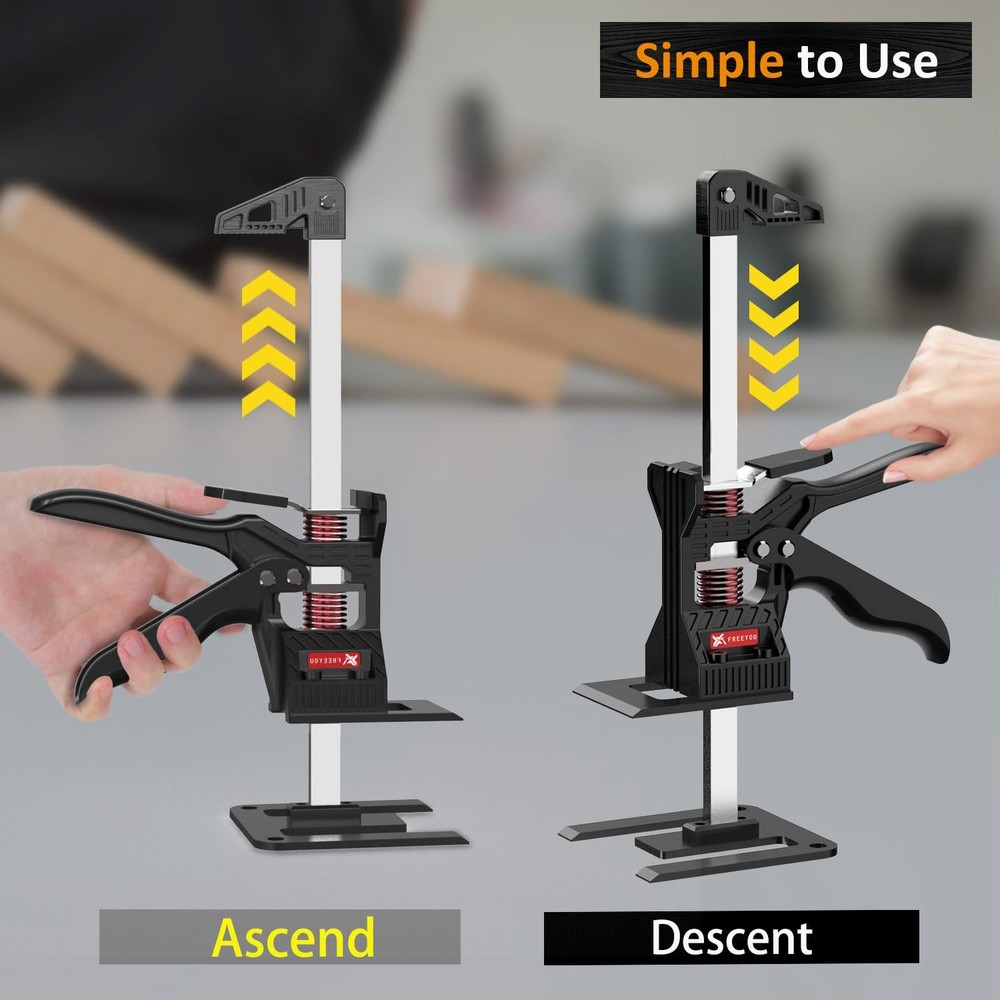 Labor Saving Arm Jack 2-Pack Multi-Function Height Adjustment Lifting Device 13i