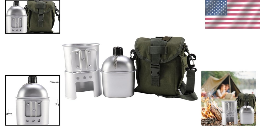 Compact Molle Canteen Kit for Outdoor Adventures