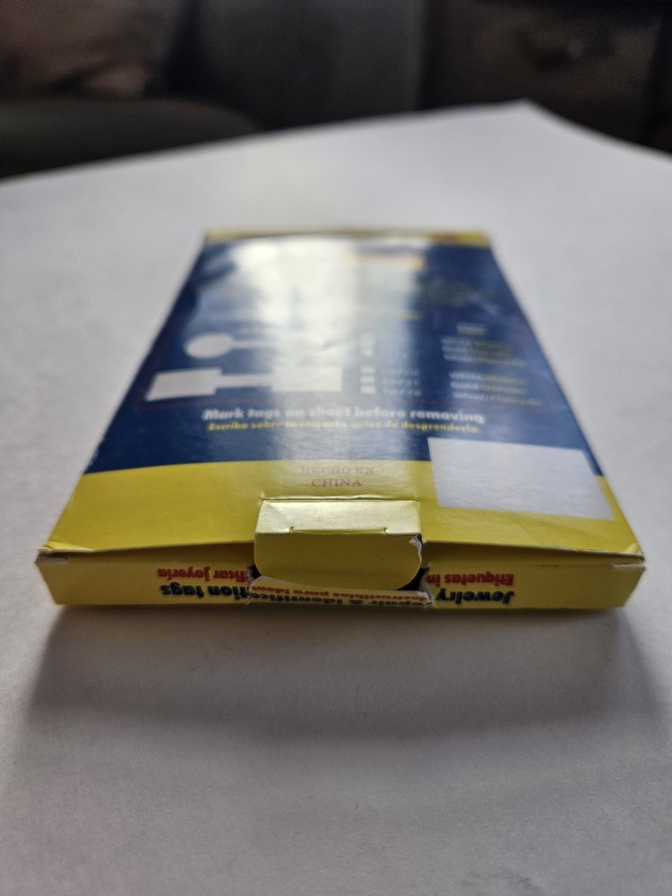 1000 Tyvek Silver Jewelry Pricing Tags