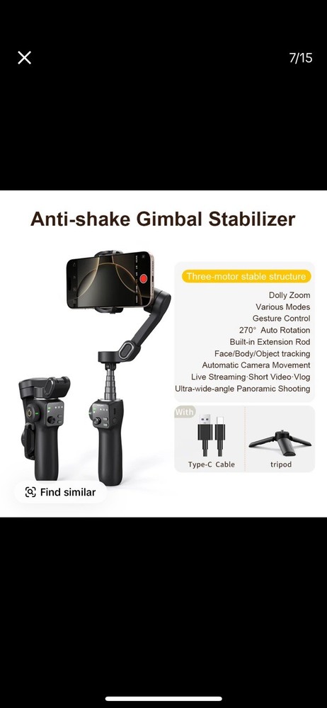 AOCHUAN Smart V8 3-Axis Handheld Gimbal