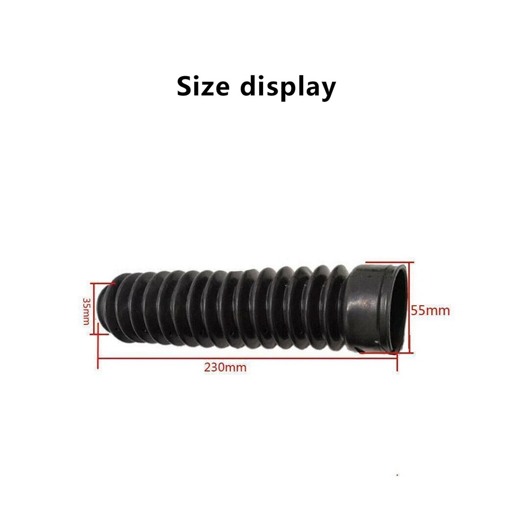 2PCS 35mm Motorcycle Fork Rubber Gaiter Boots Front Fork Shock Absorber CoverEU0