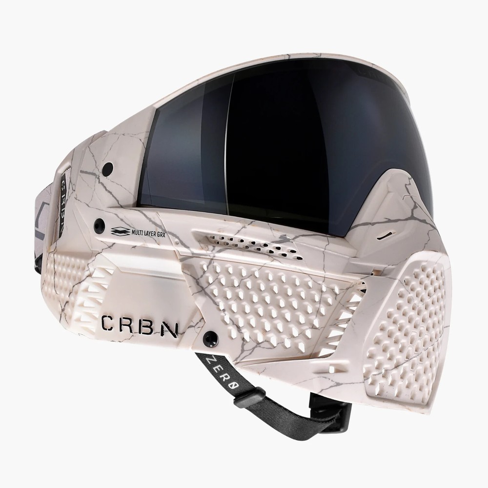 NEW Carbon CRBN Zero GRX Paintball Mask (Less Coverage) - Fracture Bone