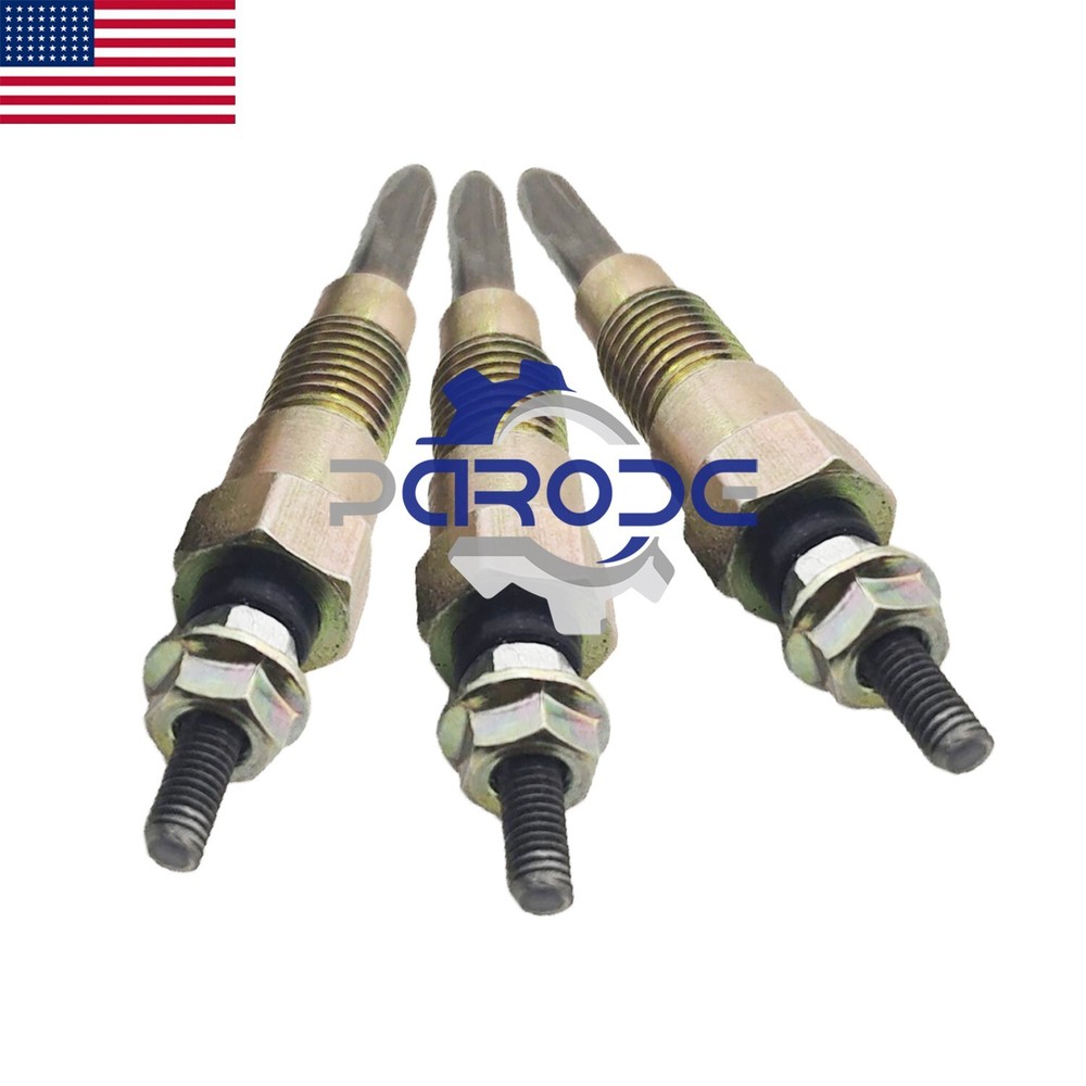 3 pcs Glow Plug for Yanmar 3TNM72 Engine