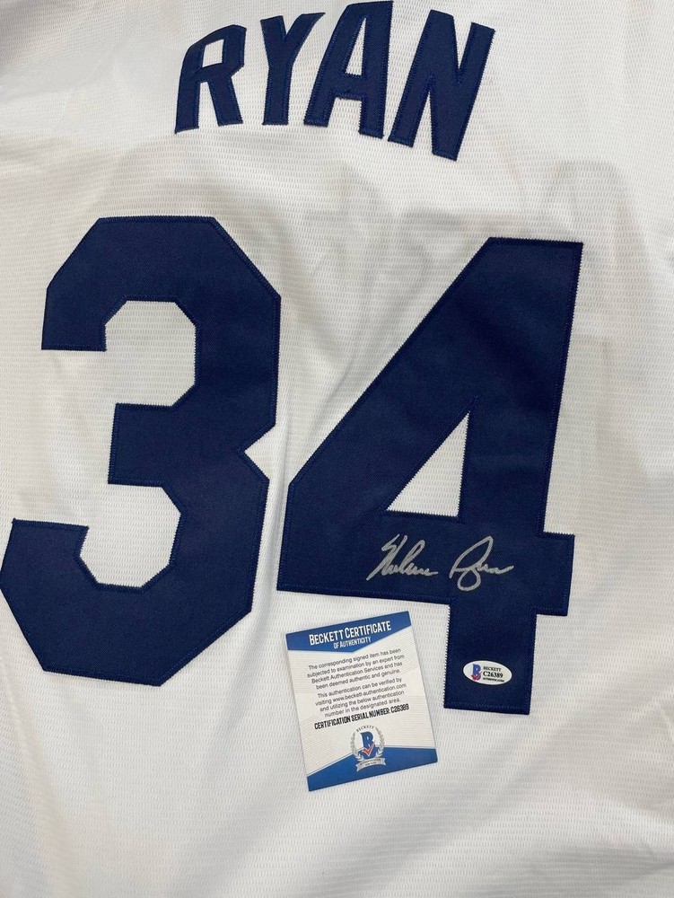 Astros Team Hand Signed Jersey Nolan Ryan Autographed Bas Authentication