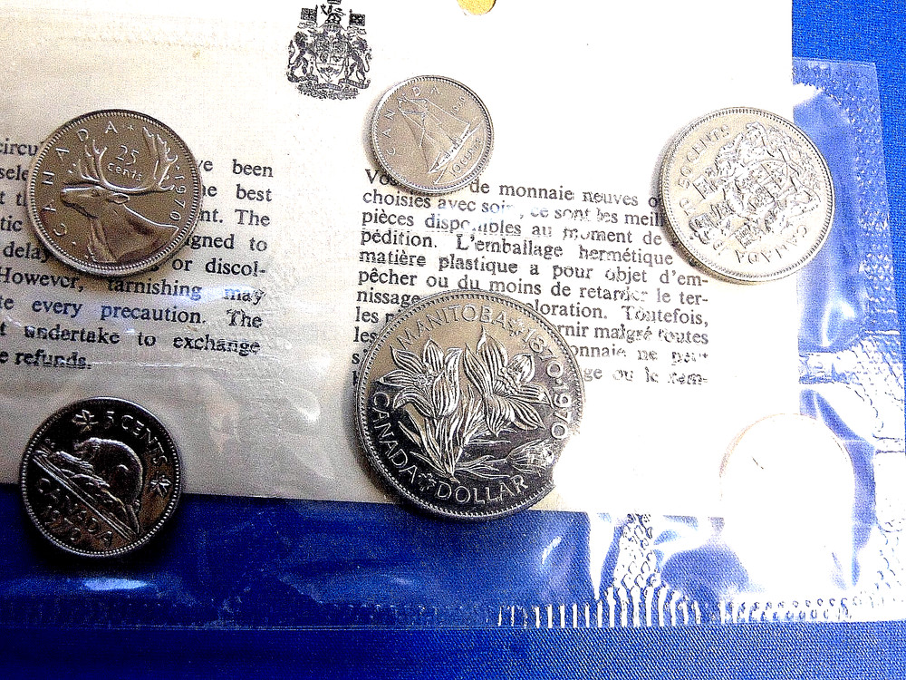 1970 Canada Centennial PL proof like coin SET UNC