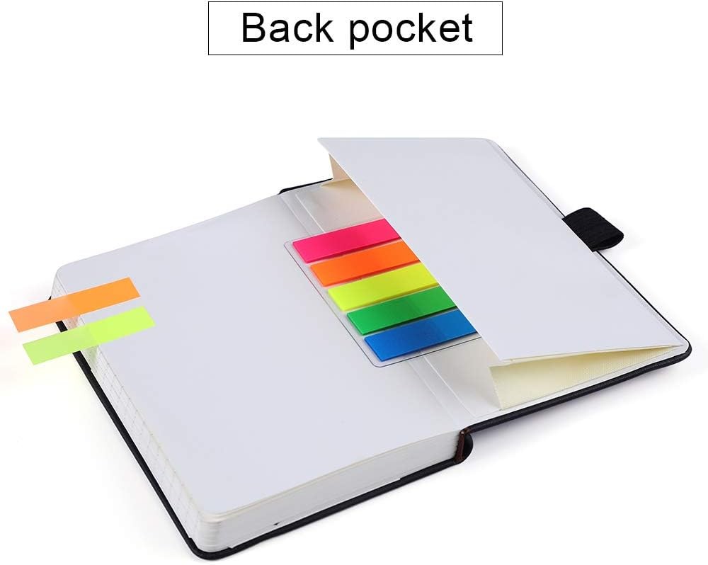 Vanpad (2 Pack) Pocket Notebook Small Hardcover Note Book 3" x small, Black