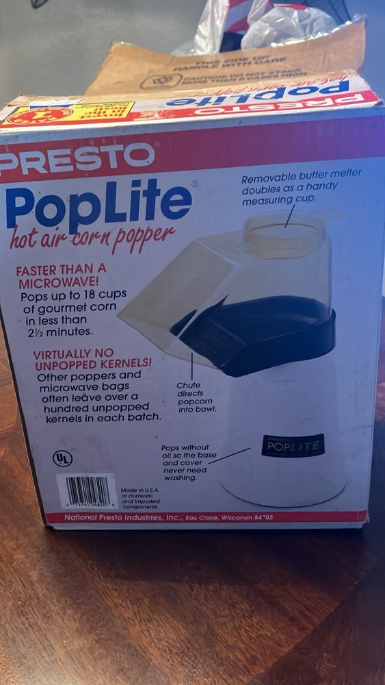Presto PopLite Hot Air Popper