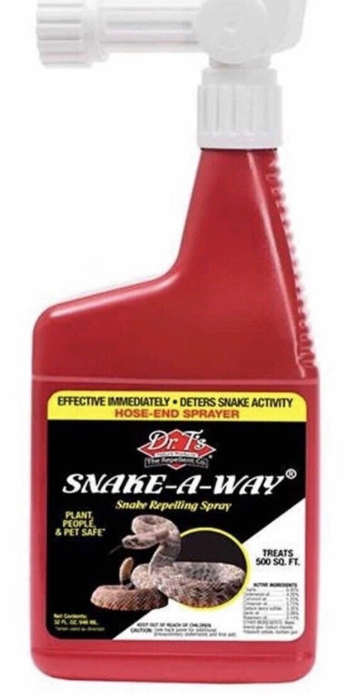 Dr. T's, Concentrate Snake Repellent | Liquid Sprayer - EPA 58630-1