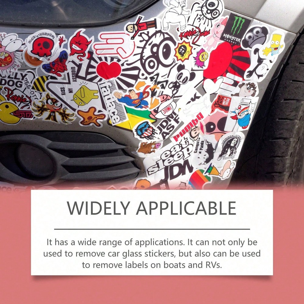 Adhesive Remover Surface-Safe Glue Remover with Plastic Scraper for Easy Removal