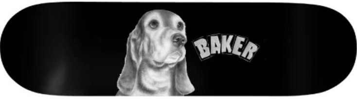 Baker Sully Mans BFF Dog 8.25 B2 Skateboard Deck