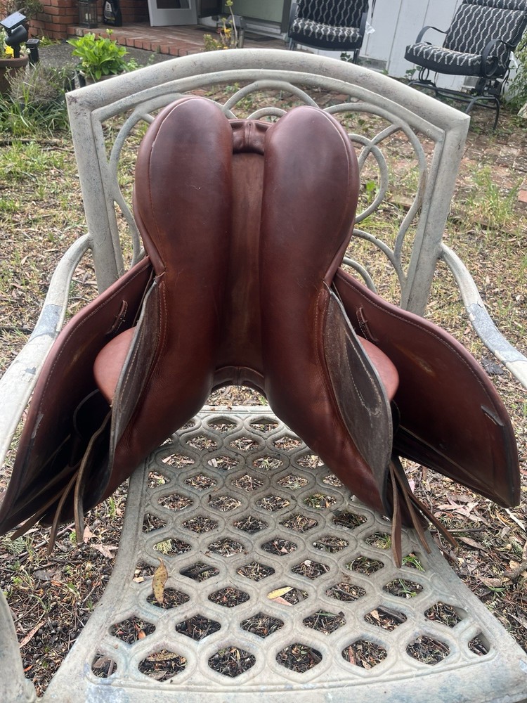 County Solution Jumping Saddle 16” Wide Tree Short Flap