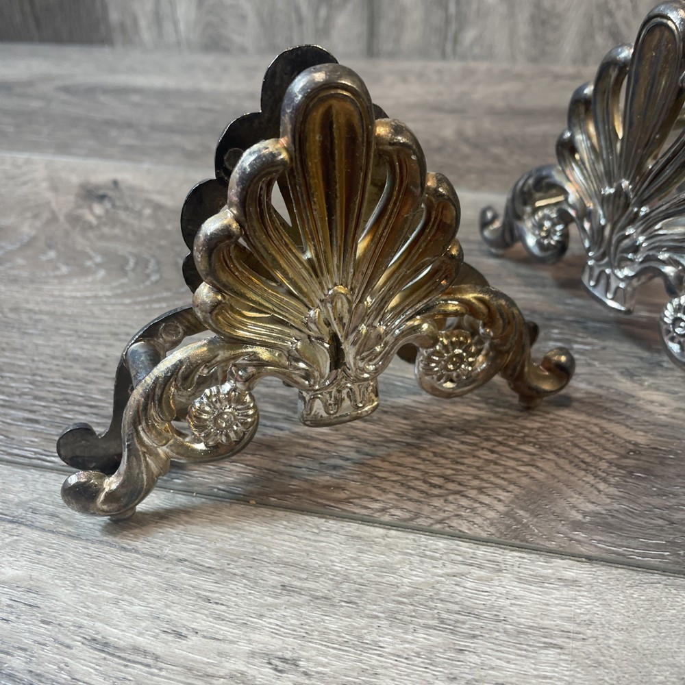 Vintage Victorian Style Silver Plate 3 Piece Silverware Caddy Set