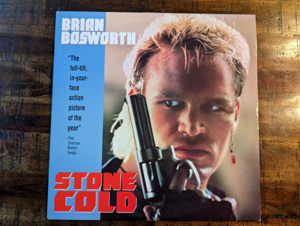 Stone Cold Brian Bosworth Laserdisc 1991
