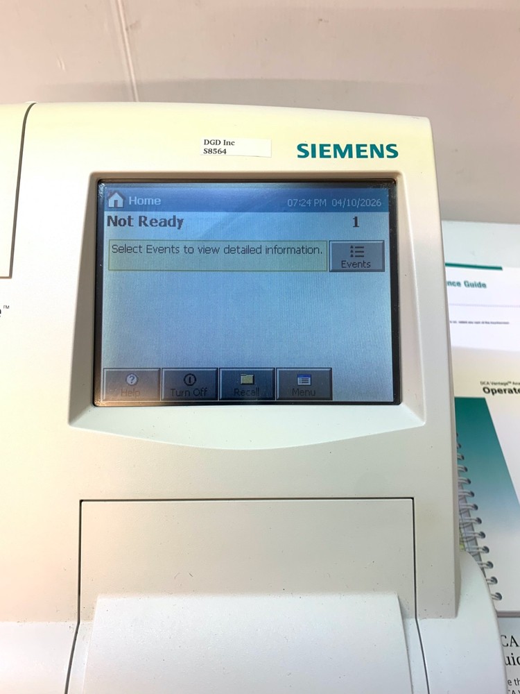 Siemens DCA Vantage Blood Analyzer - Came From Working Environment S8564