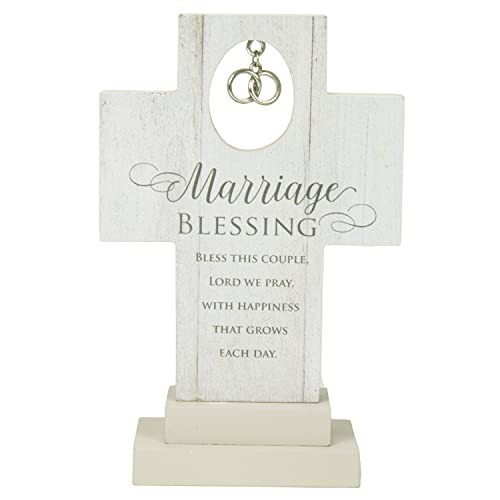 , One Size, Standing Cross-Multicolored, Multi Marriage Blessing