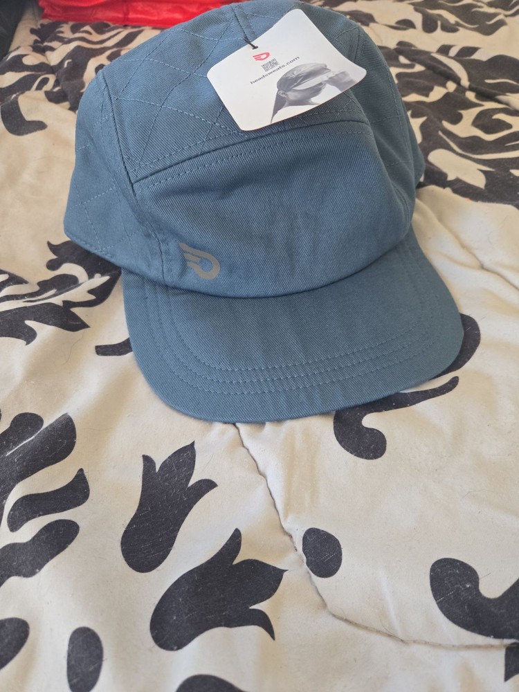 Headsweats Blue Performance 5-Panel Quilted Running Cap