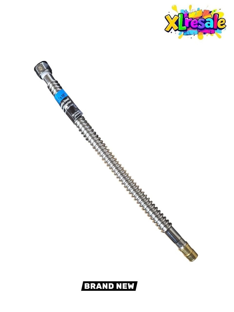 Apollo PEX Corrugated Water Heater Connector 3/4 PEX-A Exp Barb 3/4 FNPT x 18