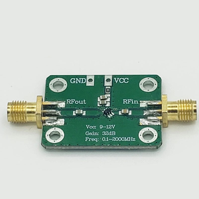 RF Amplifier Module Broadband High Frequency 0.1-2000MHz 32dB High Gain