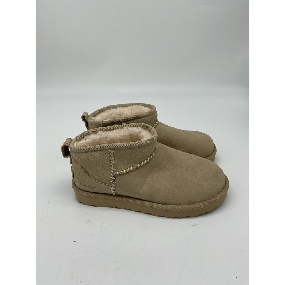 Koolaburra 'Classic' Beige Ultra Mini Boot Size 5
