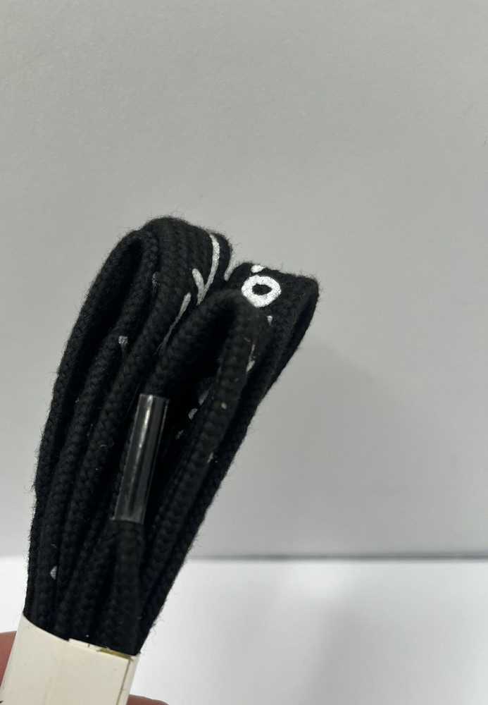 Yague Studios Shoelaces Belt Black 84"