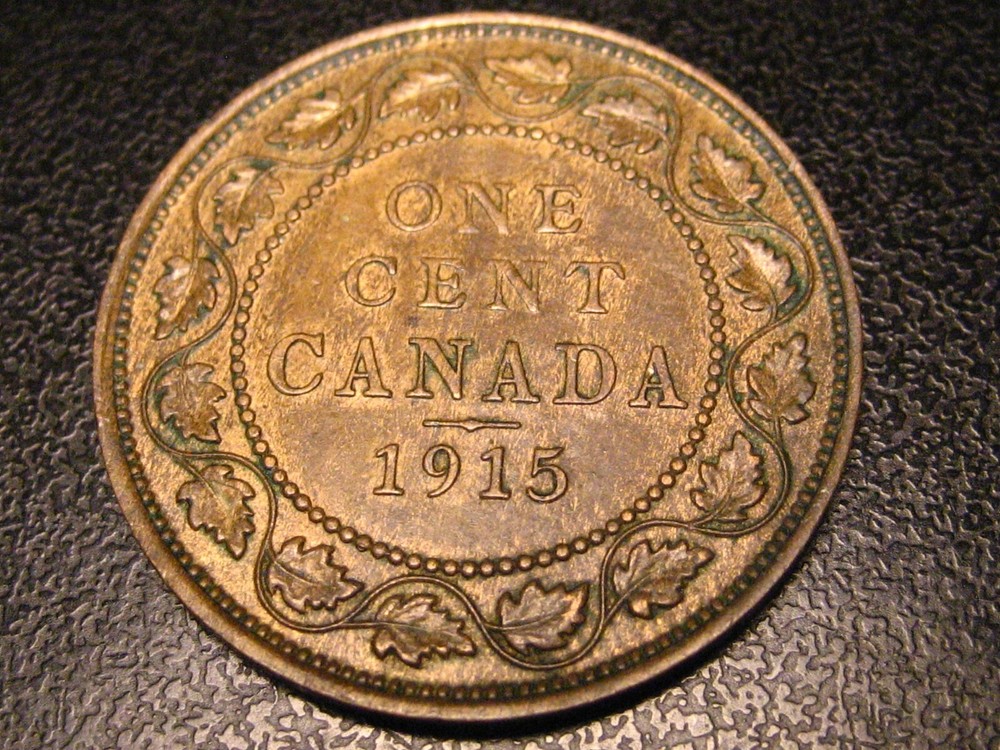 1915 Canadian Large Cent