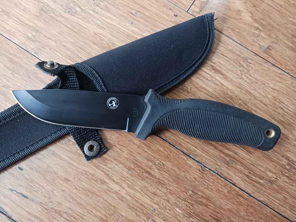 SCHRADE X TIMER DROP POINT KNIFE 4 1/4" FIXED BLADE - XT2B