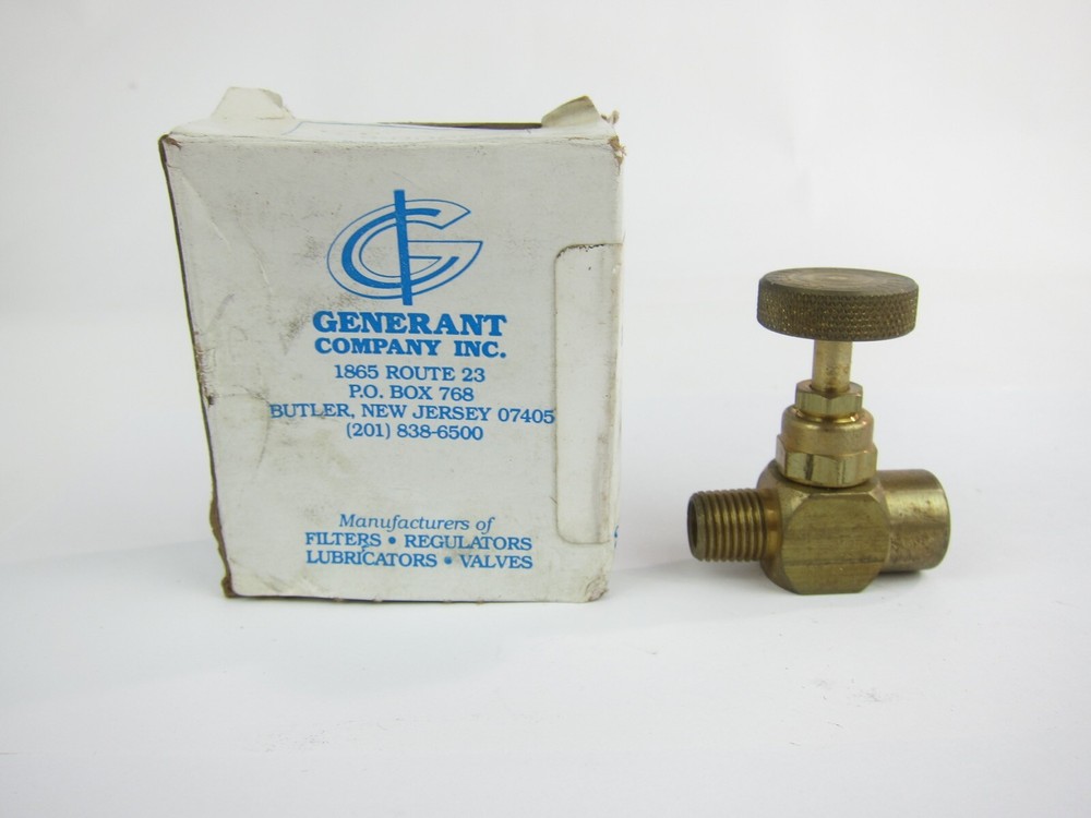 New Generant 3000-6 Needle Valve 30006