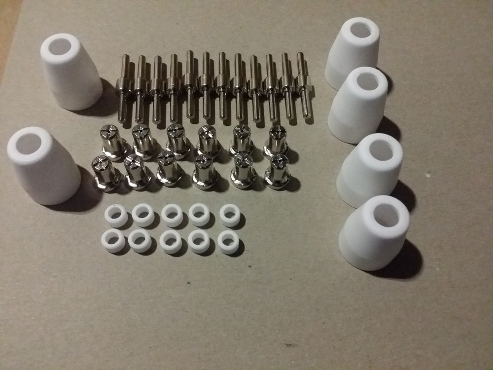 Tips Consumables for Ramsond Plasma Cutter Consumables 40pcs fits Ramsond 50AMP