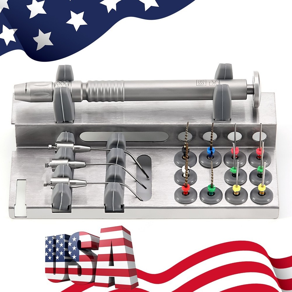 Dental Broken File Extractor Endodontic Removal System Kit Endo Root Canal Tools