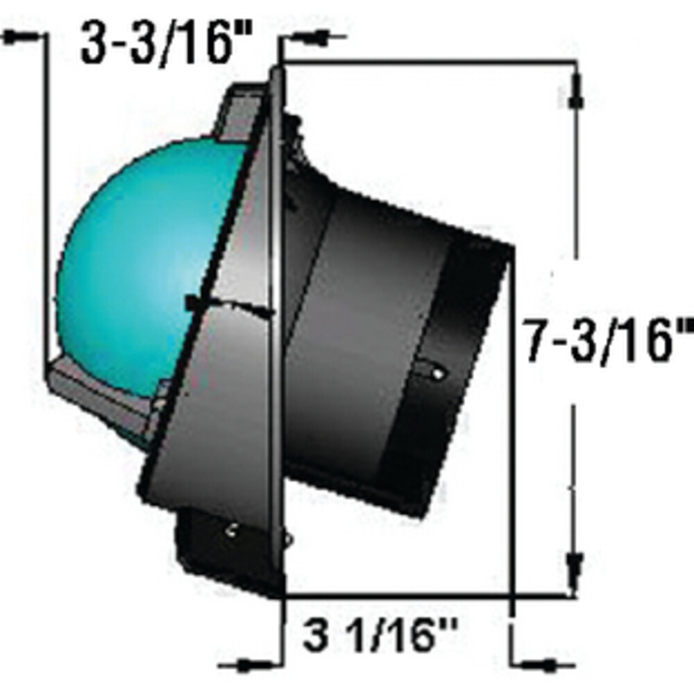 Ritchie Bn-202 Bulkhead Compass 4.5" - Combining Inclinometer