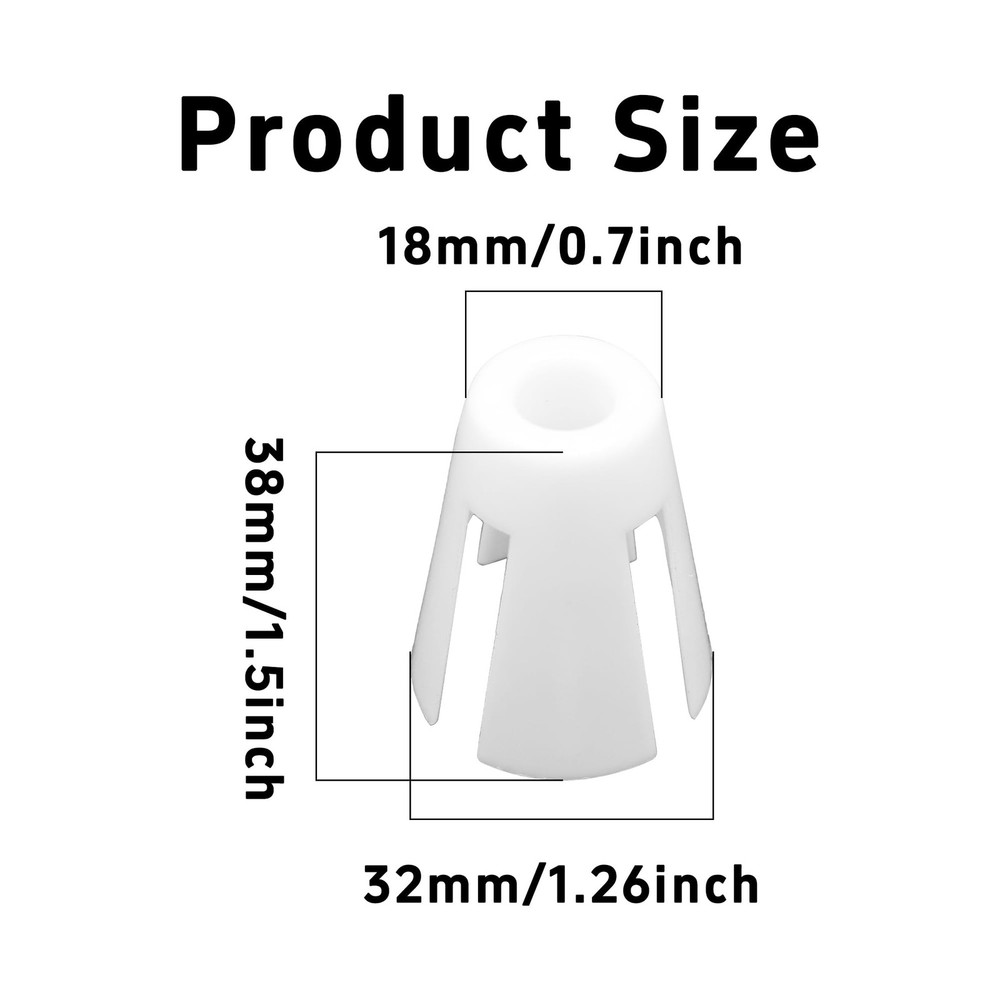10PCS Plastic Coil Claw Thread Spool Cone Holder Sewing Accessories for Indus...