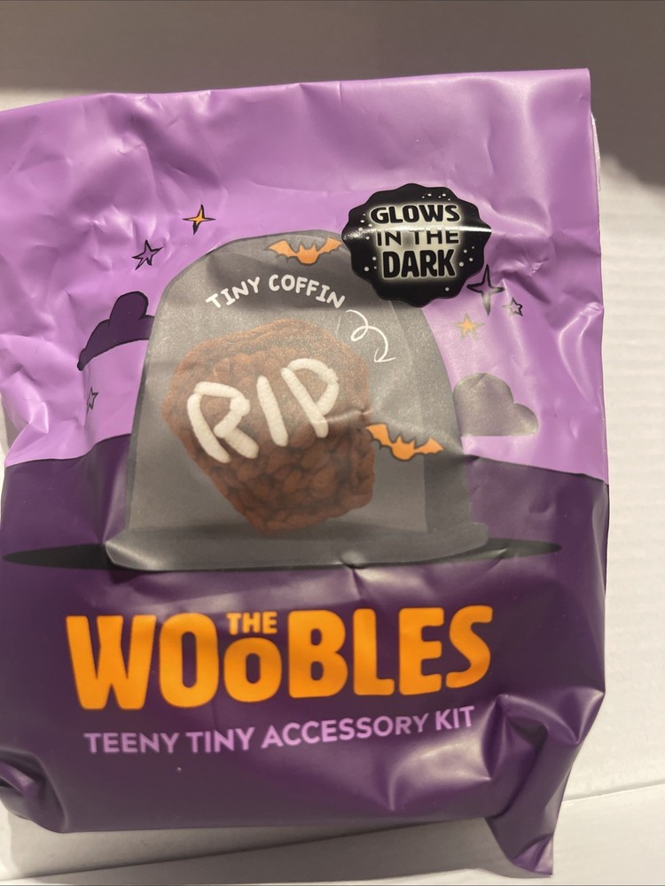 The Woobles Tiny Coffin Accessory Kit - Halloween - RIP