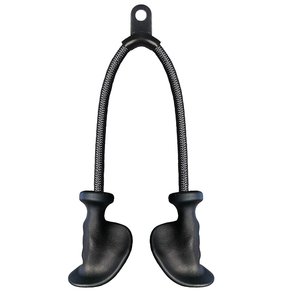 Ergonomic Tricep Rope Pull Down Attachment Upgraded Long Triceps Rope Cable A...