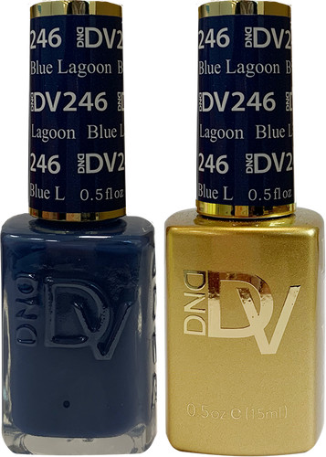 DND DUO DIVA GEL & LACQUER #246 - Blue Lagoon