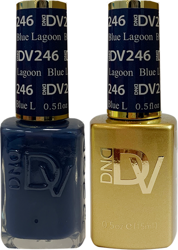 DND DUO DIVA GEL & LACQUER #246 - Blue Lagoon